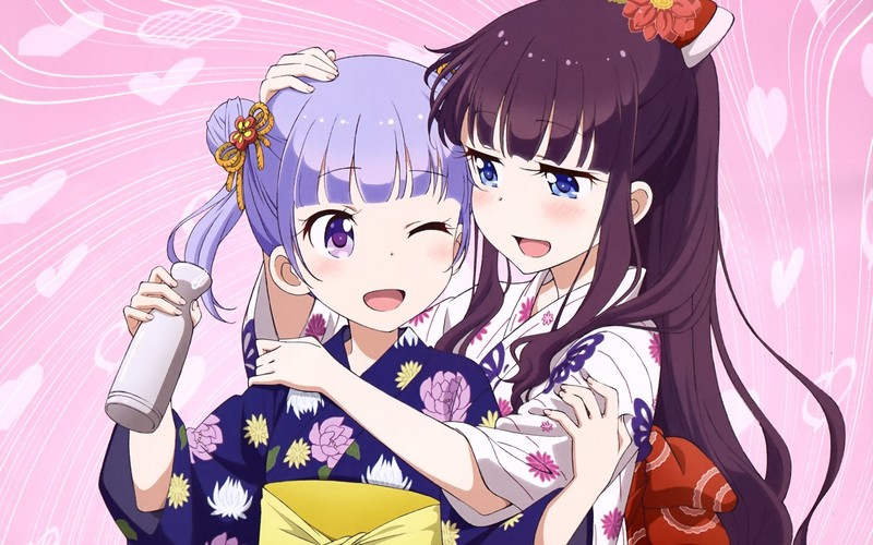 这组动漫壁纸的主角竟是她们！新游戏里的和风少女太绝了