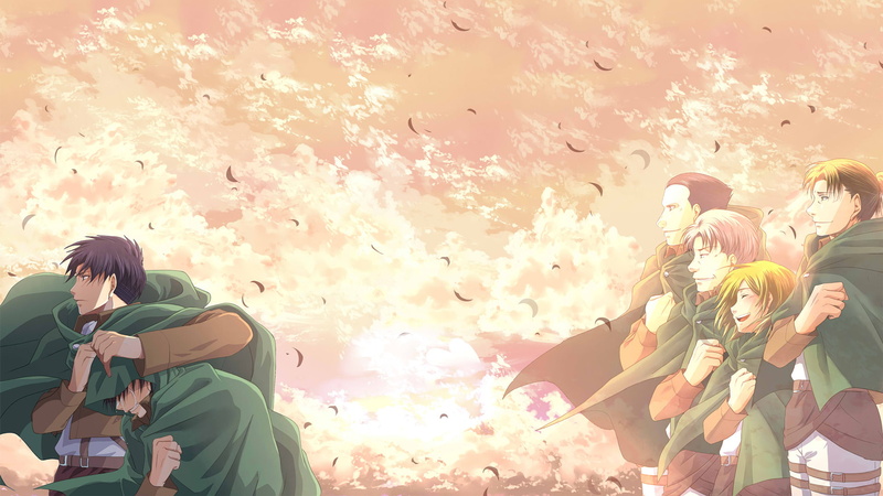 利威尔班全员集结！《进击的巨人》高清壁纸合集