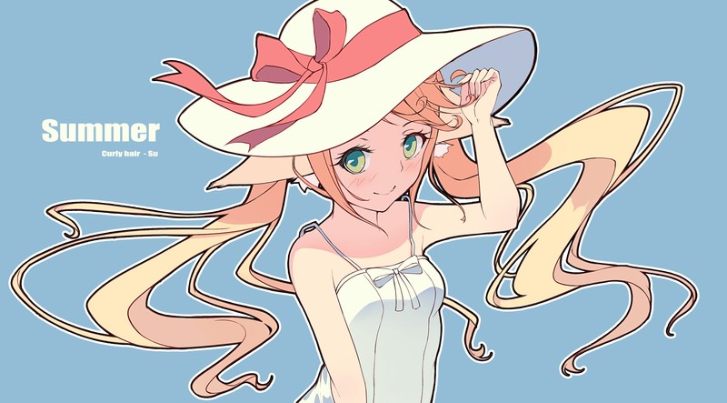 夏日动漫少女壁纸合集