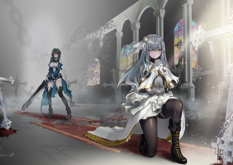 复仇之夜动漫少女高清壁纸