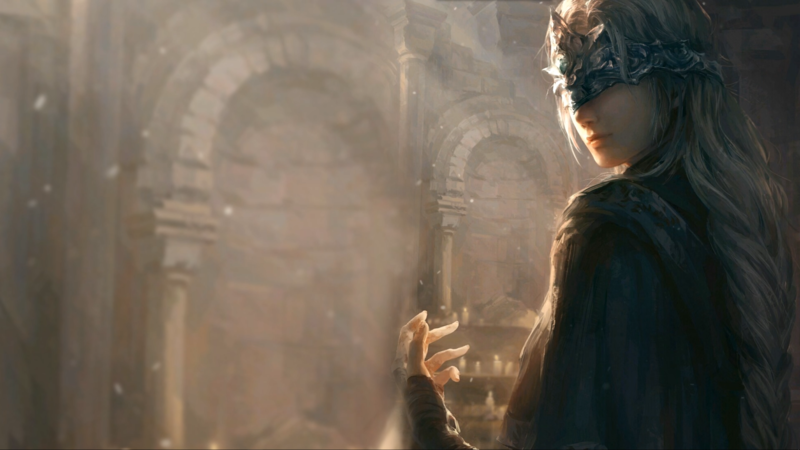 美少女动漫x黑暗灵魂漫画风壁纸