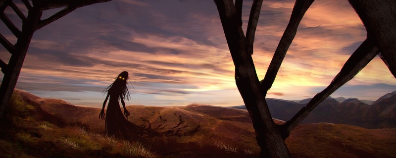 氛围感拉满的诡异二次元少女壁纸合集