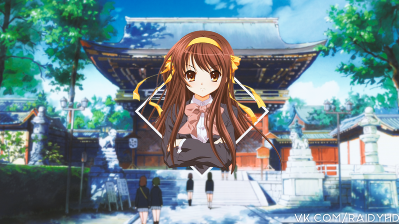 这款画中画高清壁纸也太绝了！动漫少女氛围感拉满