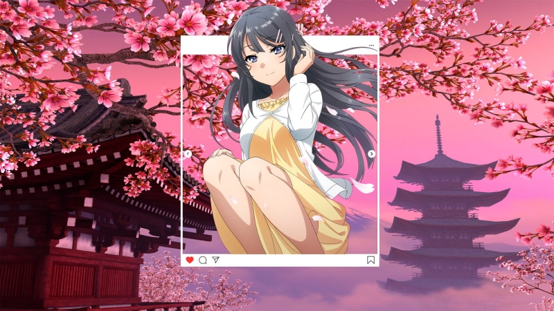 樱岛麻衣绝美1080P壁纸来啦！兔女郎学姐动漫壁纸合集