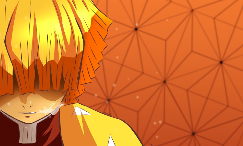 《鬼灭之刃》高清壁纸合集 我妻善逸与上弦之三猗窝座