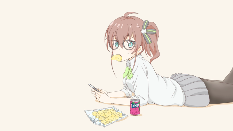 二次元萌妹壁纸合集 零食芬达氛围感壁纸