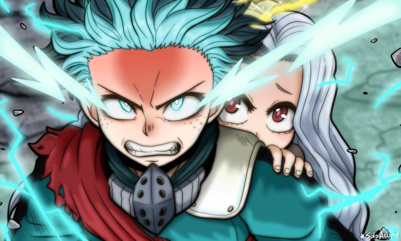 我的英雄学院绿谷出久与坏理高清壁纸