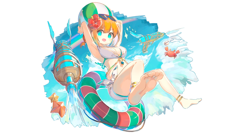 夏日海边泳装少女壁纸合集