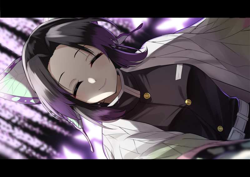 《鬼灭之刃同人插画壁纸合集 2D数位绘少女与水柱肖像》