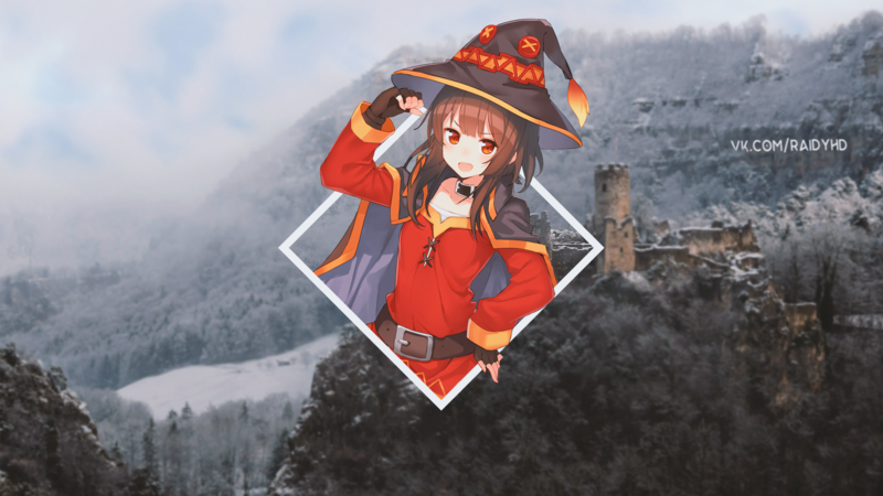 美好世界献上祝福！画中画风格惠美壁纸合集