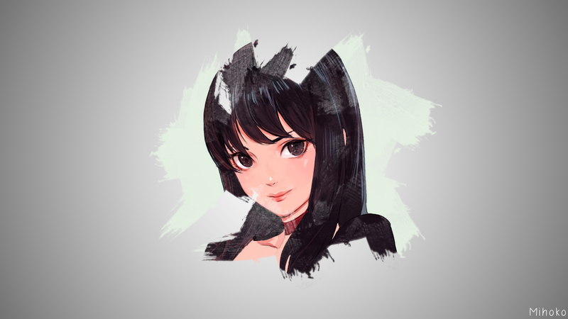 戴项圈的动漫少女壁纸合集