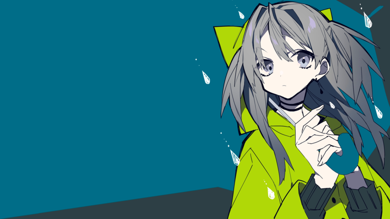 这组动漫壁纸超绝！二次元少女雨天氛围感拉满