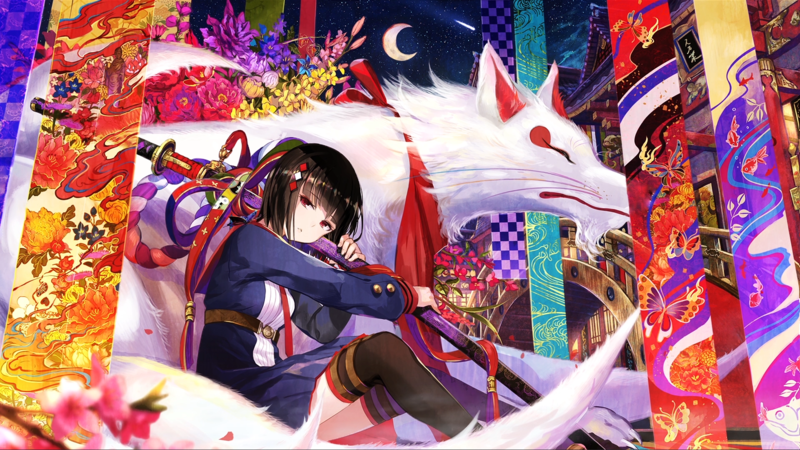 二次元少女 动漫 漫画艺术高清壁纸