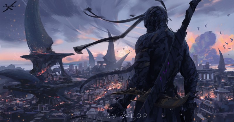WLOP笔下的奇幻动漫壁纸大赏