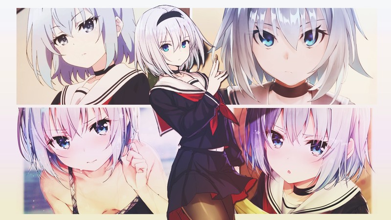 空银子&龙王的工作！动漫少女壁纸合集