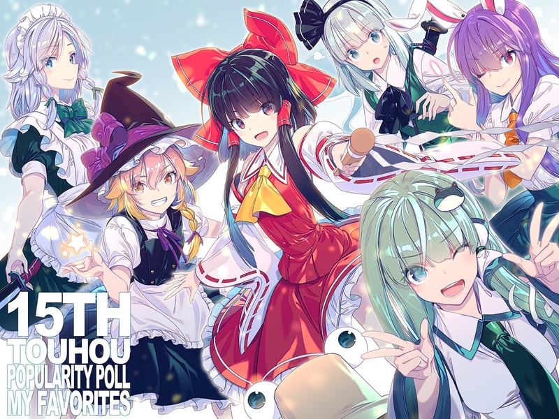 这组东方Project少女壁纸太绝了
