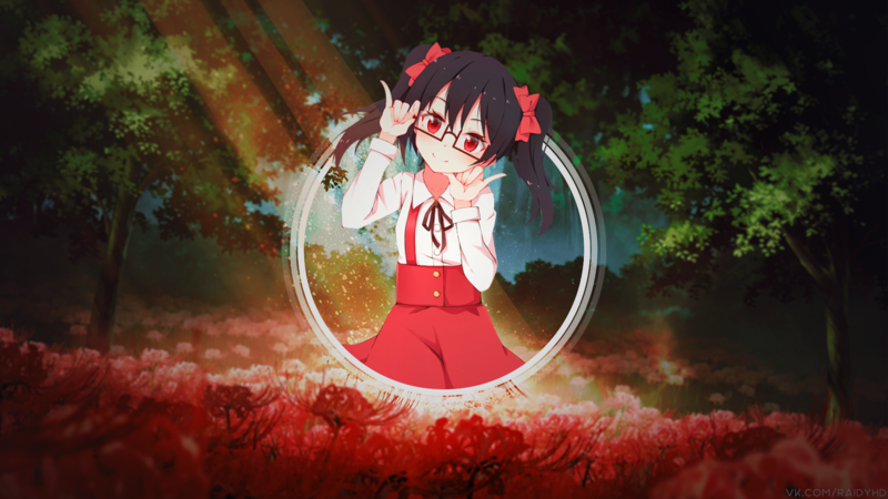 矢泽妮可壁纸合集 画中画风格 LoveLive! 二次元少女