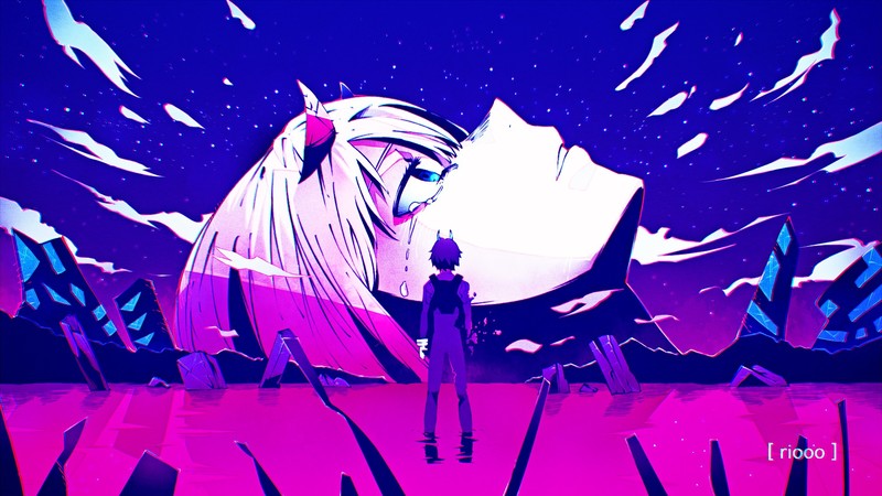 这组《DARLING in the FRANXX》同人壁纸太养眼了