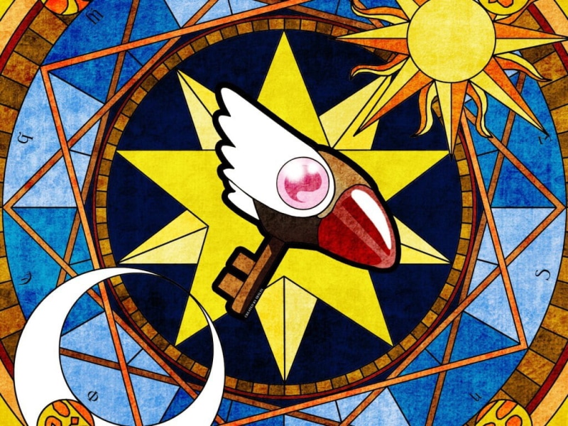 百变小樱魔术卡壁纸合集 480P高清动漫壁纸