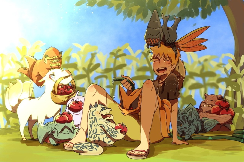 火影忍者九尾主题同人壁纸合集