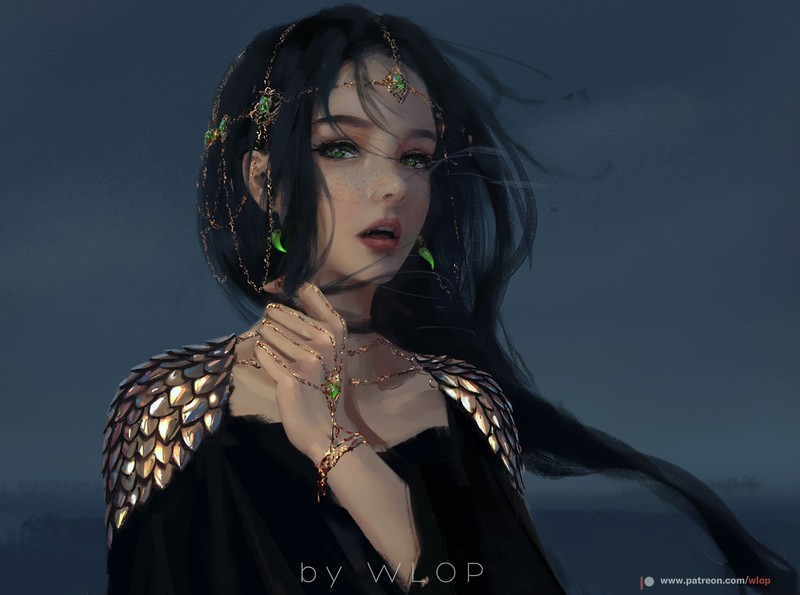 DeviantArt上的超美二次元少女壁纸合集
