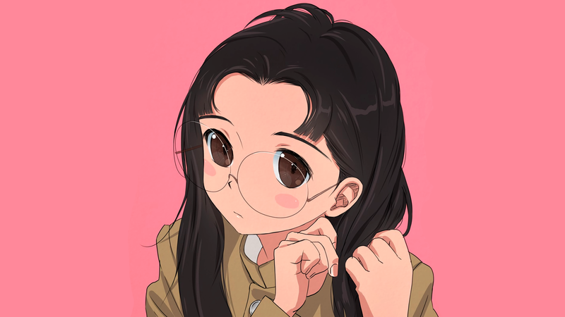 少女与战车极简风少女壁纸合集