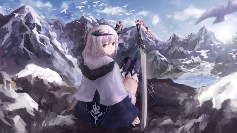 银发剑娘绝美壁纸合集