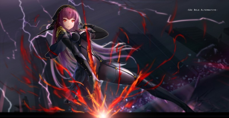 FGO英灵斯卡哈等多款二次元少女壁纸分享