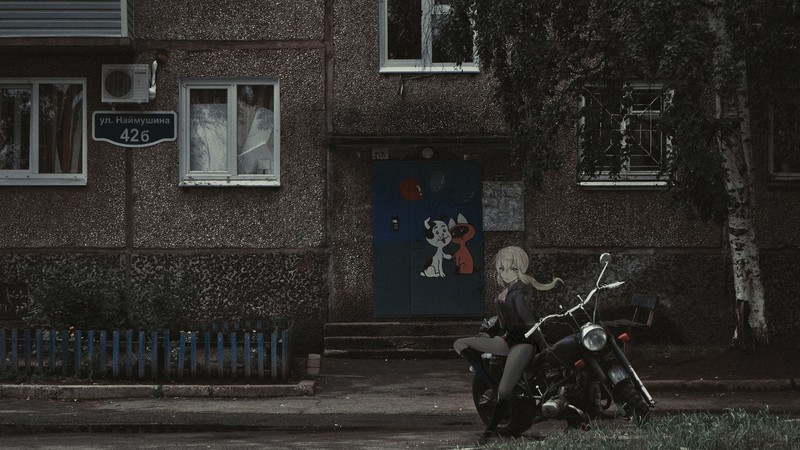 赛博霓虹都市2D壁纸合集