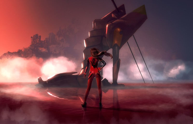 新世纪福音战士二号机高清壁纸来了