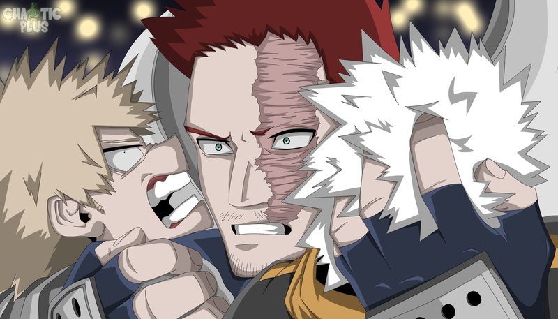 《我的英雄学院》壁纸合集 轰炎司 爆豪胜己 轰夏雄等角色高清图