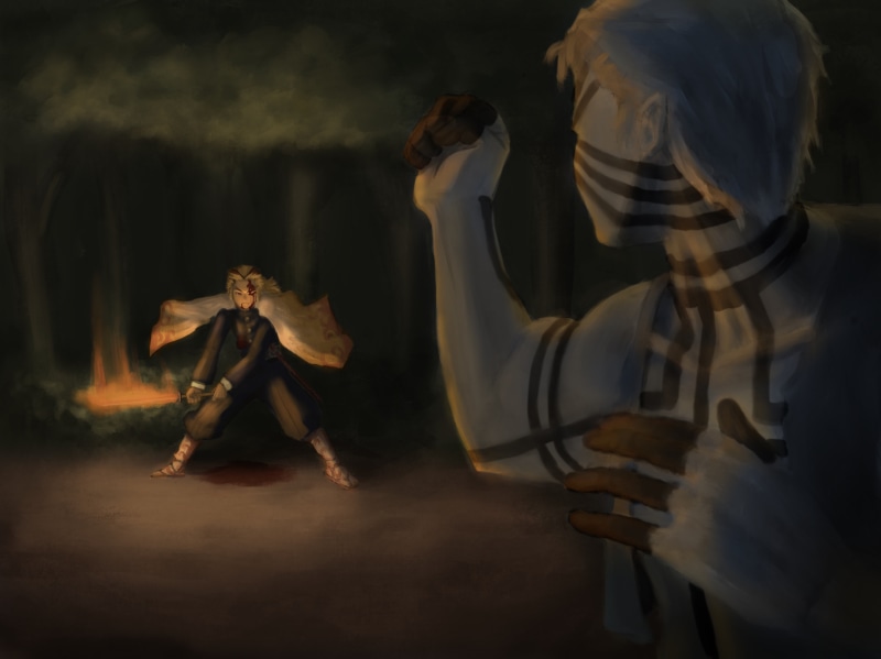 鬼灭之刃绝美壁纸合集！上弦三猗窝座与水柱高清图直接存