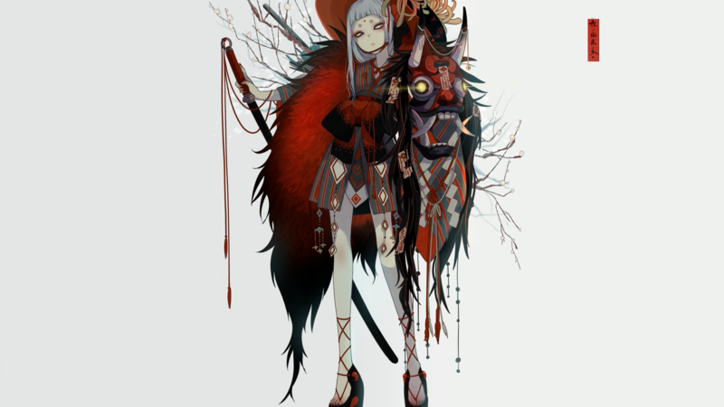 日系鬼怪少女壁纸合集