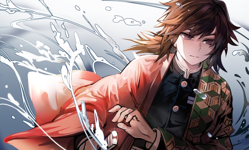 鬼灭之刃高清壁纸合集！富冈义勇、上弦之三都有