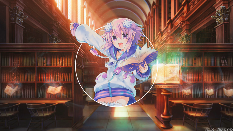 这组壁纸太绝了！二次元少女图书馆场景高清合集