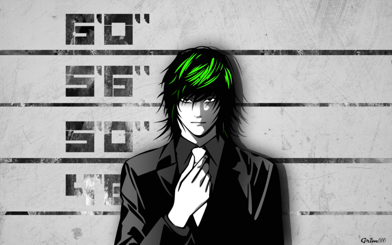 死亡笔记主题壁纸！黑白光影里藏着彩色小细节