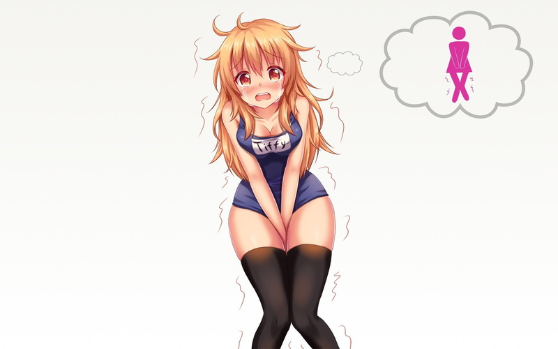 动漫女学生泳装壁纸合集