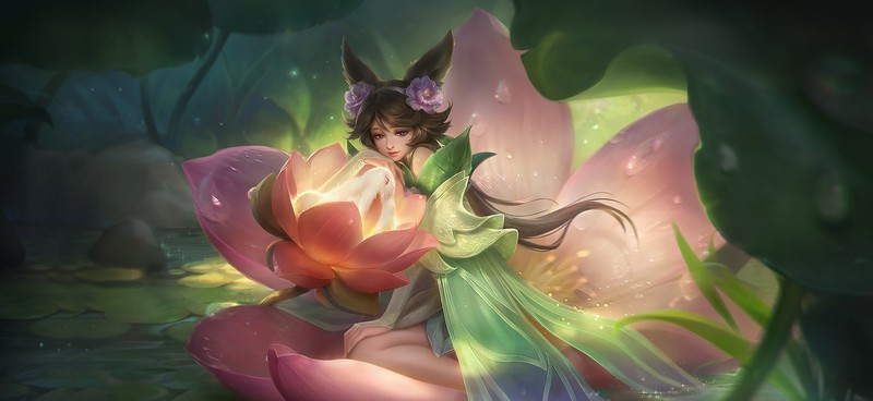 动漫少女与花的梦幻壁纸合集