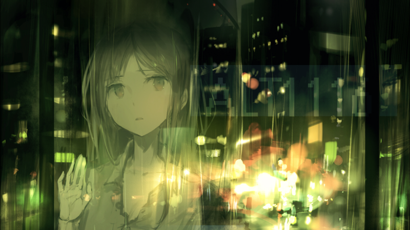 这组壁纸超绝！动漫少女×赛博都市窗边氛围感拉满