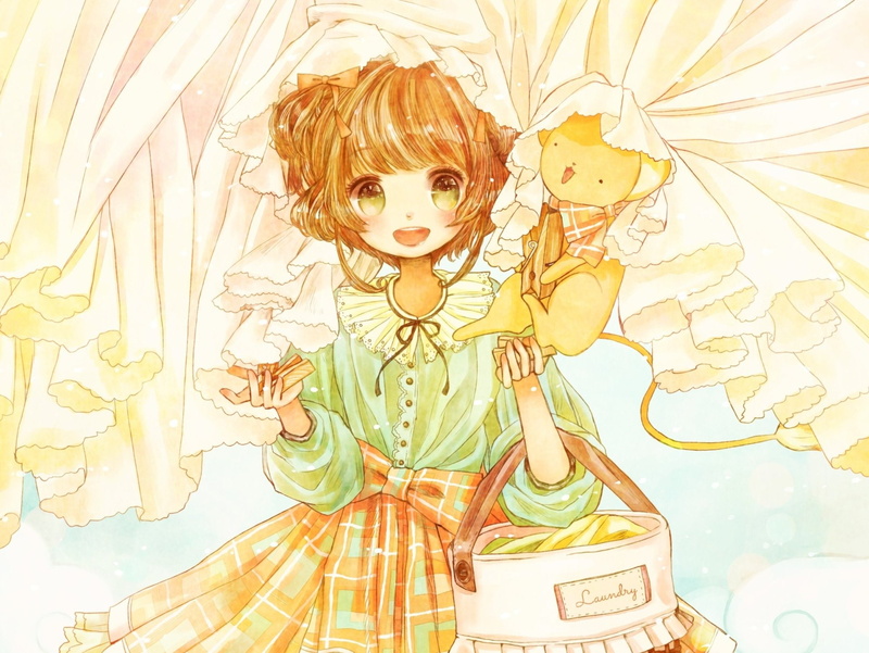 魔卡少女樱壁纸来啦！木之本樱和可鲁贝洛斯高清图合集