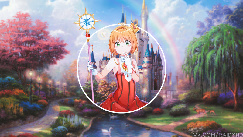 魔卡少女樱高清壁纸来啦！萌妹画中画超养眼