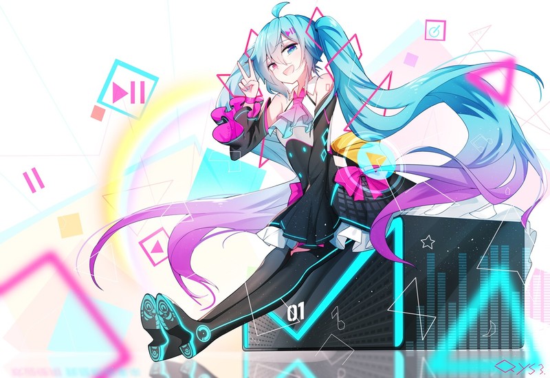 超绝初音未来同人2D肖像壁纸合集