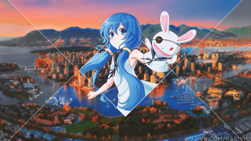 《约会大作战》与LoveLive!系列动漫少女画中画壁纸合集