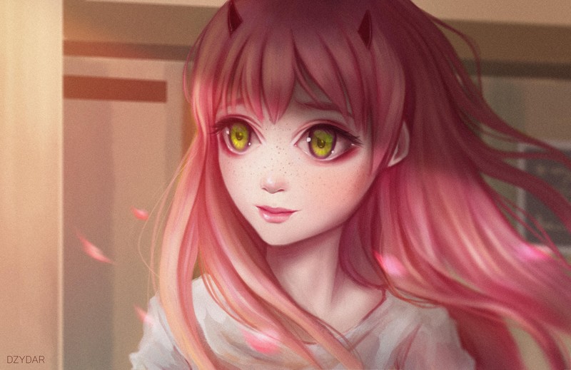 这套粉系二次元少女壁纸太戳心了！