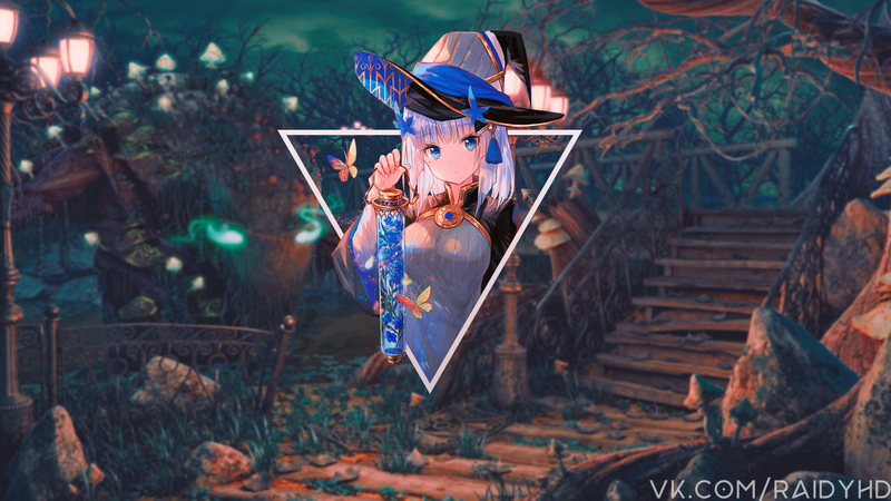 这些壁纸太绝了！画中画二次元少女壁纸合集