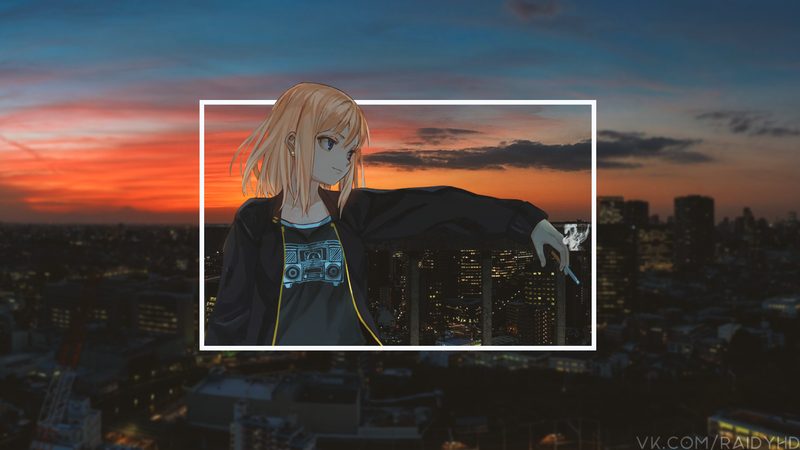 超绝画中画二次元少女壁纸 高清质感拉满