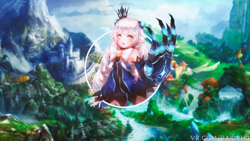 这份壁纸合集超养眼！画中画二次元少女壁纸