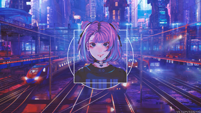 多款粉发动漫少女壁纸合集