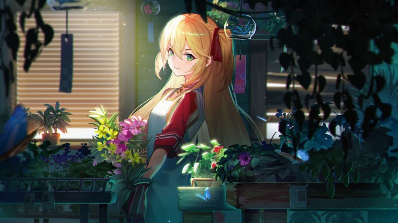 绝美动漫少女花境壁纸合集
