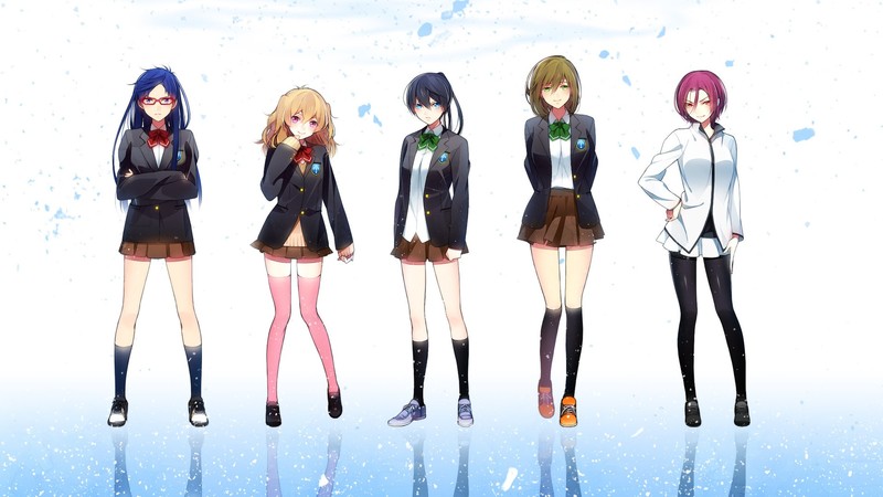 两款水手服少女壁纸合集 高清免费